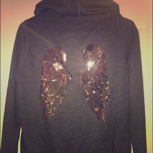 Victoria's Secret Sequin Wings Hoodie