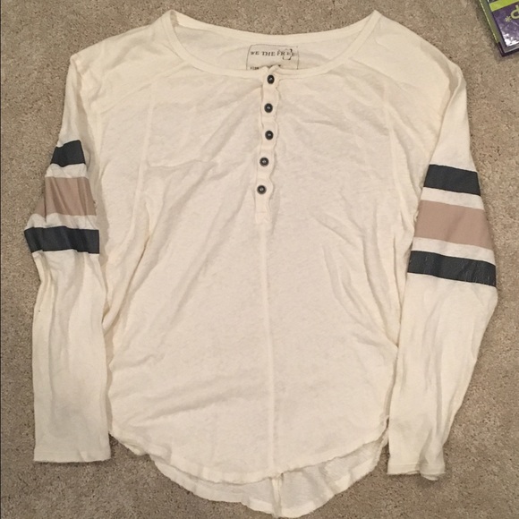 Worn once Free People long sleeve shirt size small
