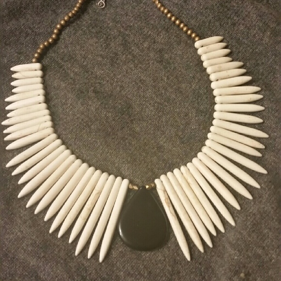 Bone Spike Necklace