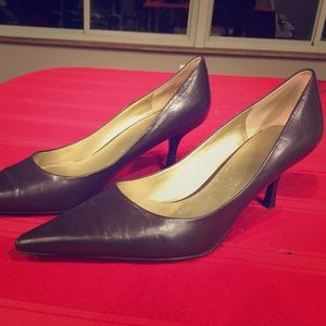 Brown high heels Nine West size 8.5 like new