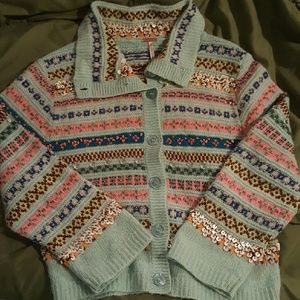 Free People Sz M button down sweater. NWOT