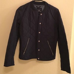 Navy Blue. Size M. Fitted coat