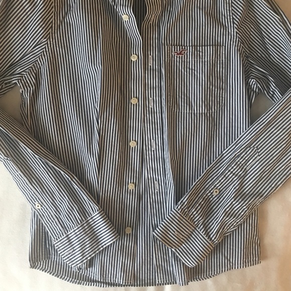 Hollister Mens Button Down Long Sleeve - Picture 2 of 4