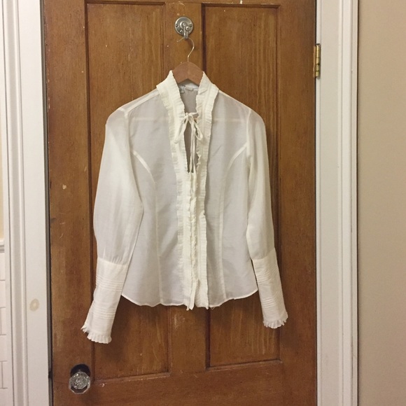 {Zara} Silk/cotton gorgeous blouse
