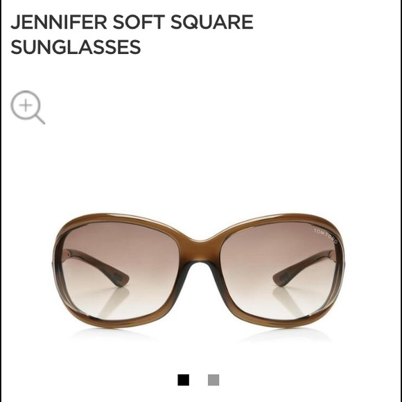 Tom Ford Jennifer Soft Square Sunglasses Tom Ford - Jennifer Soft Square Sunglasses - Squared Acetate  main image 4