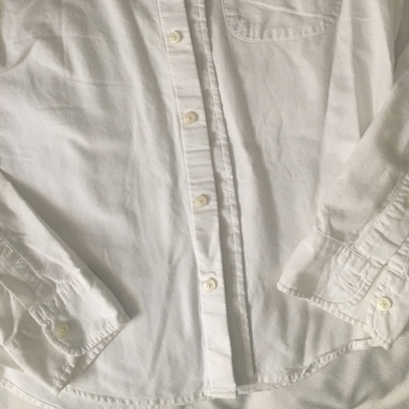 Hollister White Button Up Long Sleeve - Picture 4 of 4