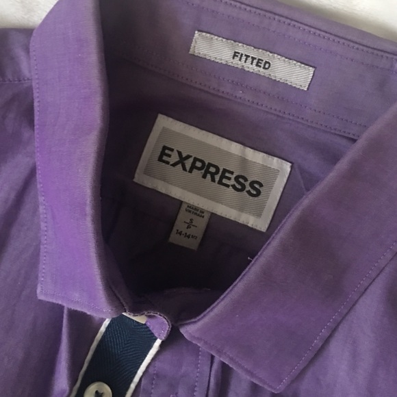 Express Button Down Long Sleeve NWOT - Picture 4 of 4