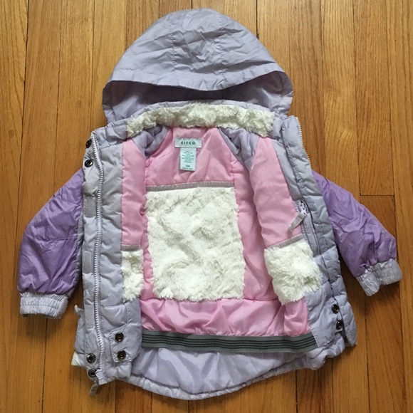 Circo 18-month Lavender Purple Winter Jacket - Picture 3 of 3
