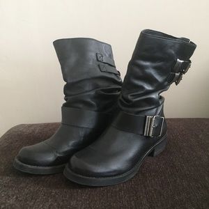 Matisse leather moto boot