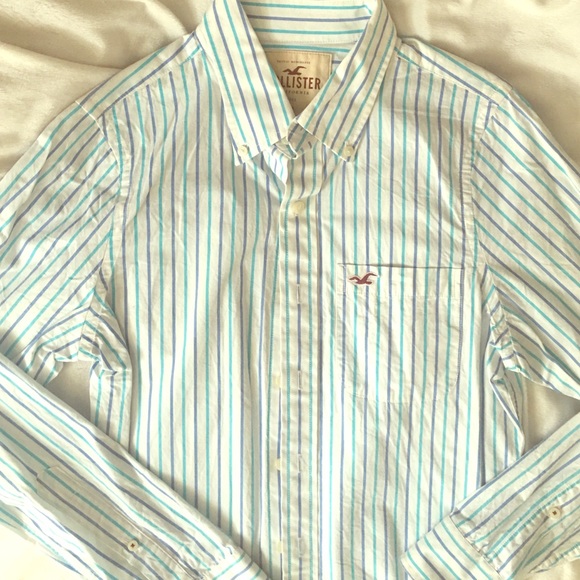 Hollister Men's Button Down Long Sleeve