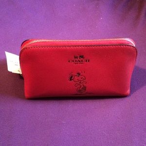 Red Snoopy Coach Clutch
