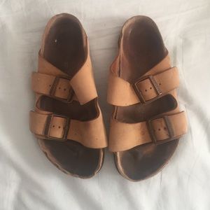 Size 37 Tan Birkenstocks