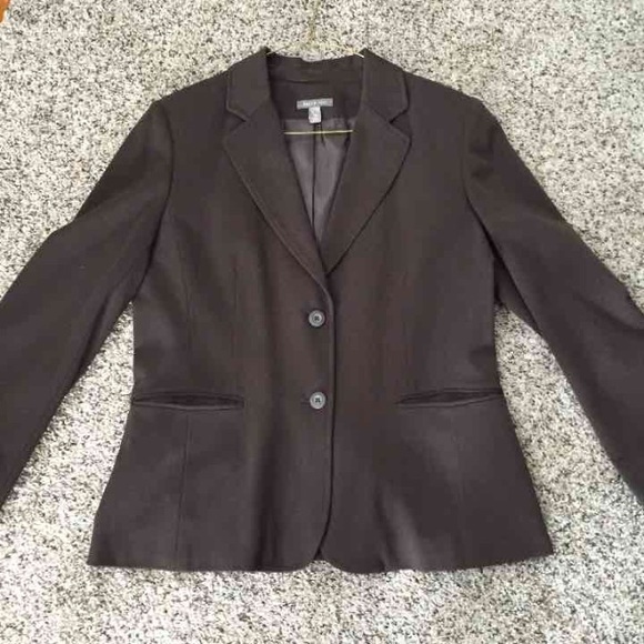 Brown Suit Jacket Blazer Size 10