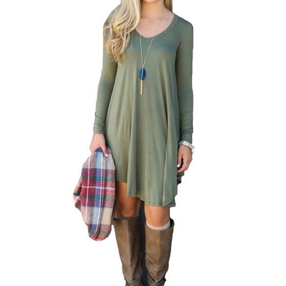 *HP* Cutest Tunic Top Flattery Dressy Top - Picture 2 of 4