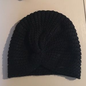 Black Winter Hat NWOT