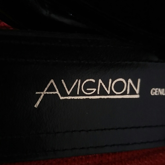2 AVIGNON Suede & Croc Leather Belts main image 3