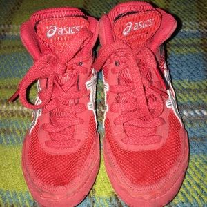 Kids Asics wrestling shoes