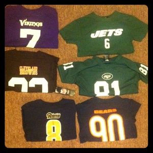 Boy's 5/6 NFL shirts!