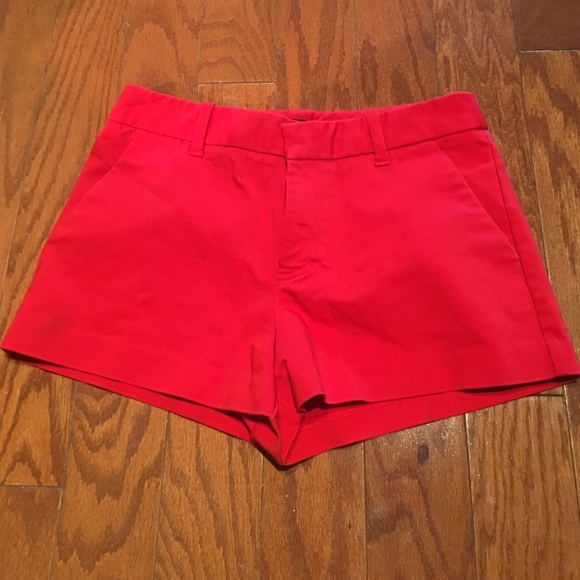 Red dressy shorts