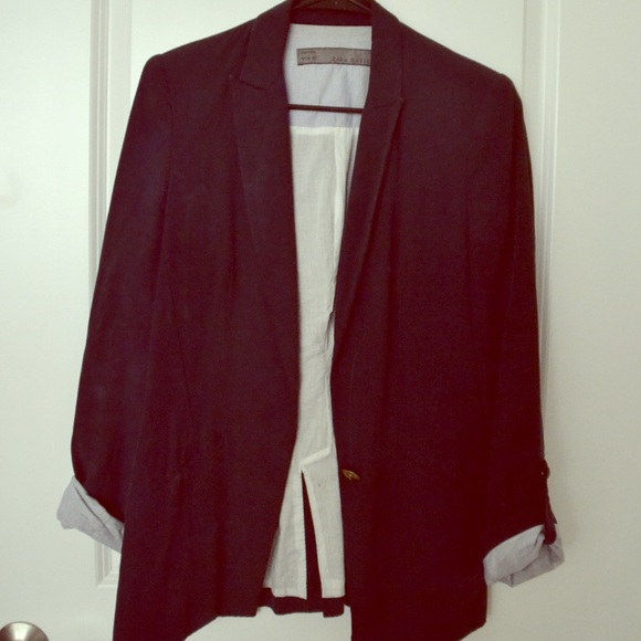 Zara navy blazer