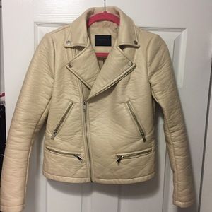 Zara Faux Leather Moto Jacket