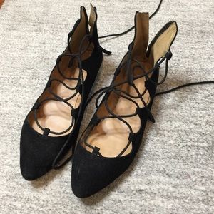 Nine West lace up SANDALS flats