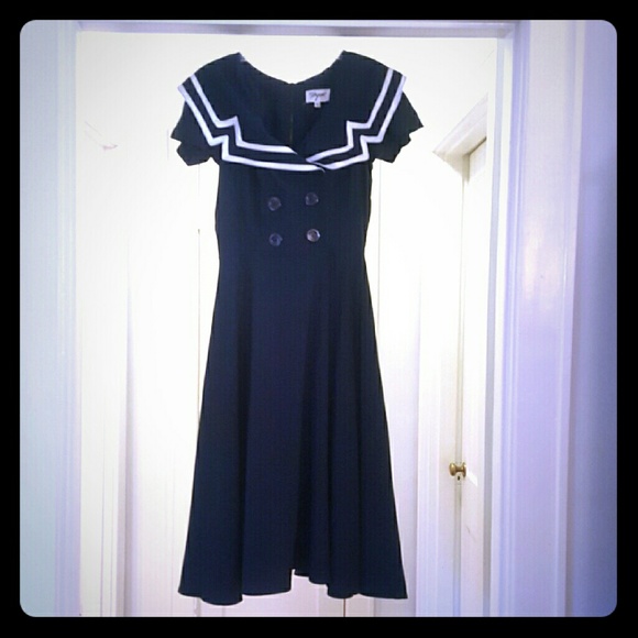 Tatyana Pin Up Sailor Dress