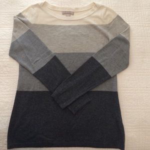 Banana Republic tonal grey sweater