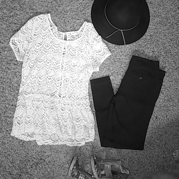 Sold----peplum top - Picture 1 of 4