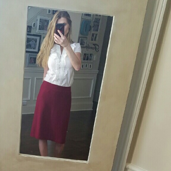 LOFT Ruffle Shirt