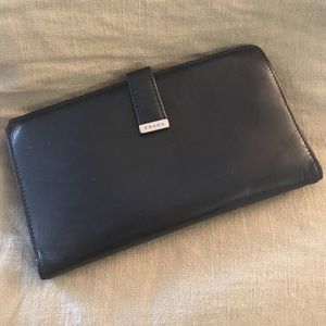 Authentic Black Coach Leather Wallet
