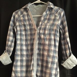Maurice's plaid button up