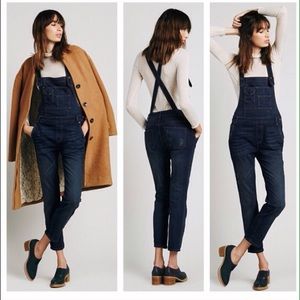 Free people denim overalls