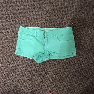 Blue American eagle shorts
