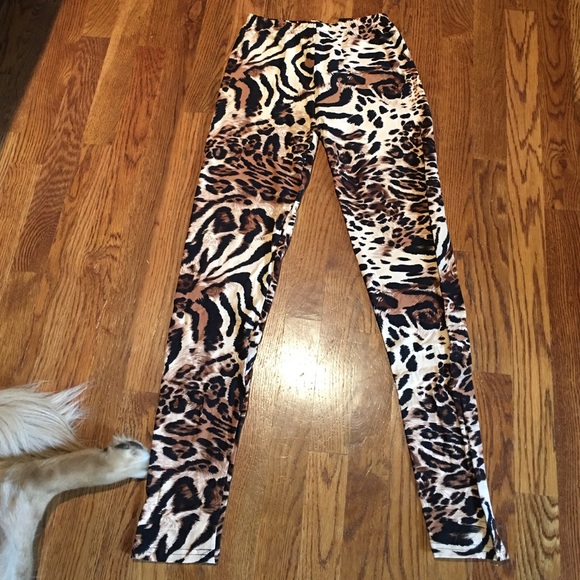 Leggings Tiger LOOK.  One Size - Picture 3 of 4
