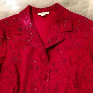 Vintage Festive RED Jacket