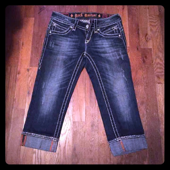 Rock Revival Capris Size 27