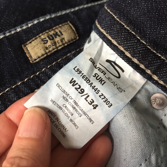 Silver Suki Bootcut Jeans - W29/L34 EUC!!! - Picture 4 of 5