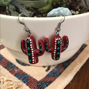 Cactus earrings