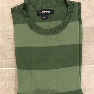 Holiday festive men's Marino wool sweater