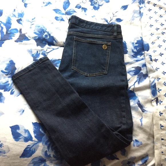 Dark wash Tory Burch jeans
