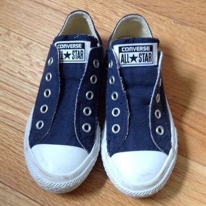 Chuck Taylor All Star laceless sneakers.