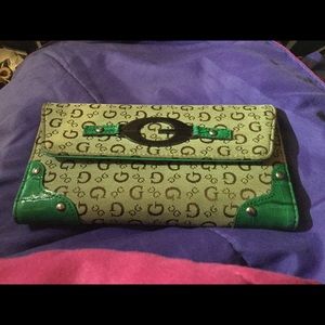 Green Guess Wallet