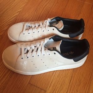 Women's Adidas Stan Smith Sand/Black ART M20808
