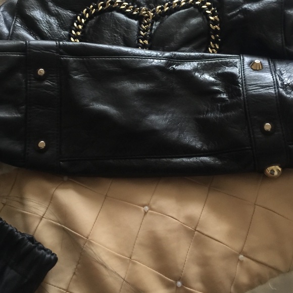 Black leather bag - Picture 4 of 4