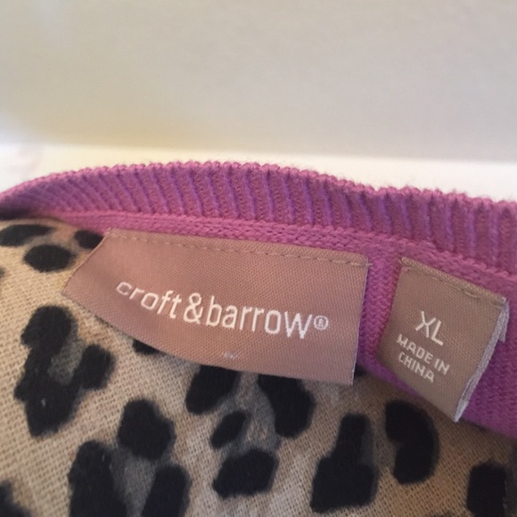 Dark Lavender Button-Down Cardigan - image 3