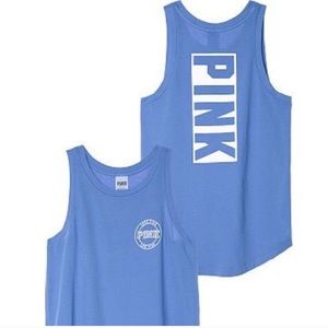 NWOT PINK Victoria Secret Rib Muscle Tank - GREY