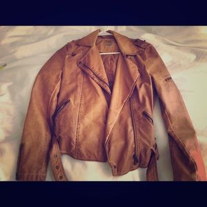 Zara Trafaluc Vegan Leather Jacket. Size Medium.