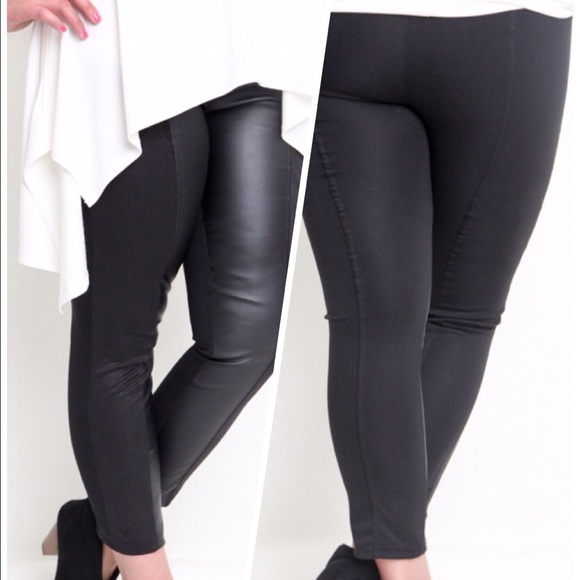 PARTY DAY SUPER SALE--Faux Leather Pants Jegging - Picture 2 of 4