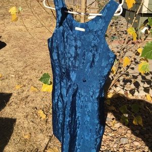 🌸🌺Blue floral patterned dress🌻🌼